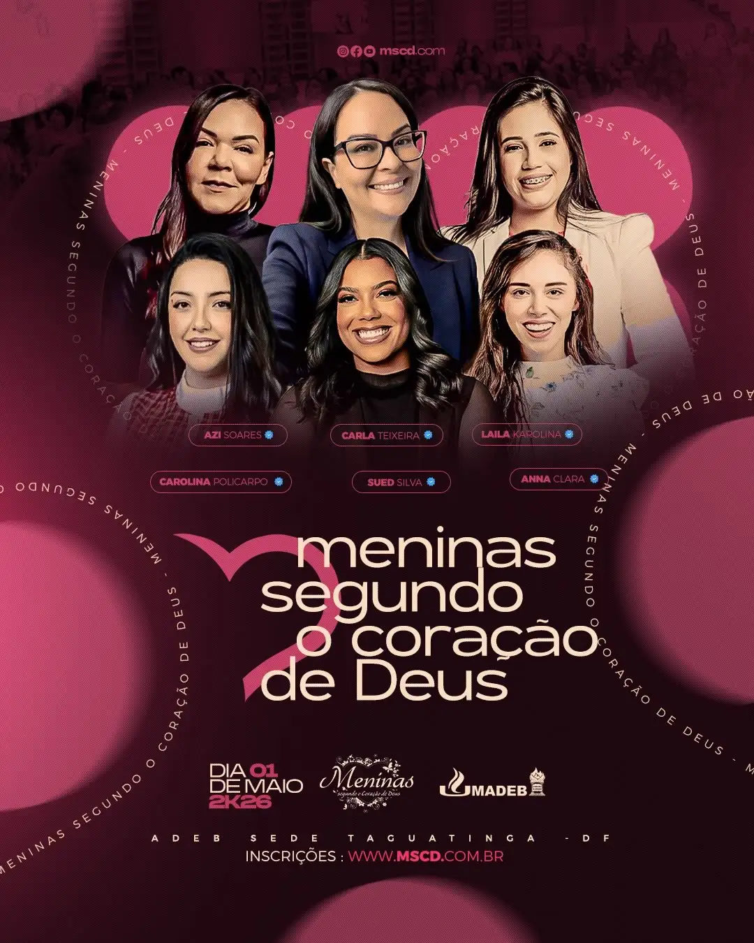 Meninas Segundo o Coração de Deus - MSCD