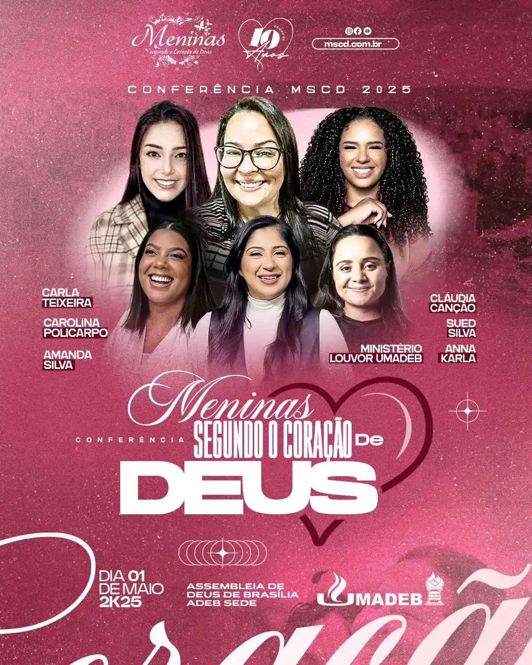 Meninas Segundo o Coração de Deus - MSCD